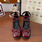 Red Mary Jane Heels